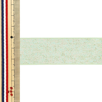 Cinta "metálicoCinta Aprox. 25 mm de ancho x 2m de largo Oro verde claro YRC2503-25"