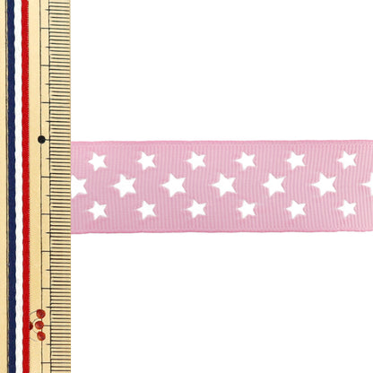 Nastro "Grosgrain"Nastro Star ca. 25 mm di larghezza x 2 m rosa lunghe YRC2510-25"
