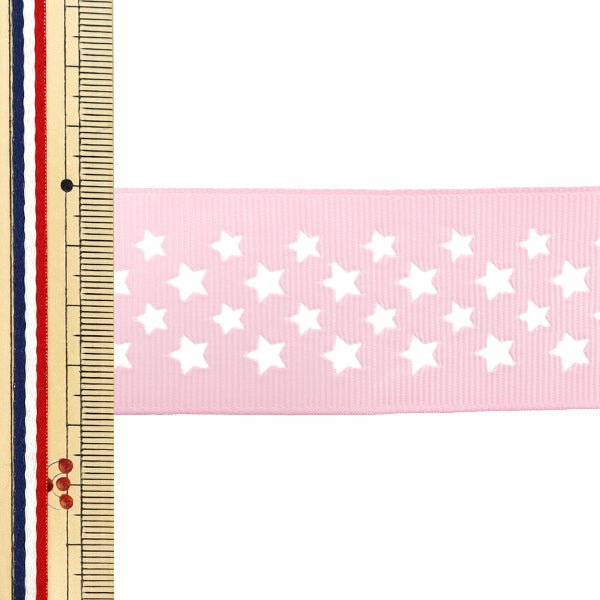 Nastro "Grosgrain"Nastro Star ca. 38 mm di larghezza x 2 m rosa lunghe YRC2510-38"