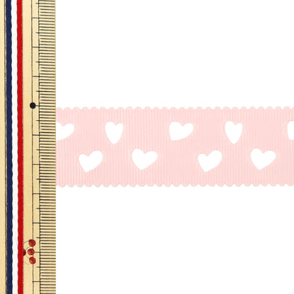 Nastro "Grosgrain"Nastro Cuore ca. 28 mm di larghezza x 2 m rosa lunghe YRC2511-28"