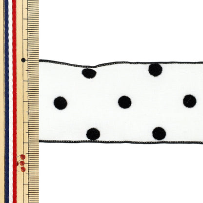 الشريط "نقطة قطيع"الشريط تقريبا. 40 مم عريض × 2M أبيض طويل yrc2515-40"