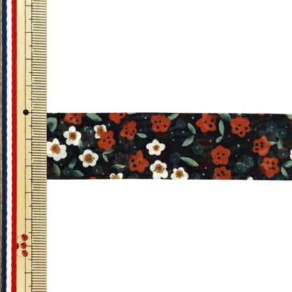 Ribbon ``PrintRibbon Flower 2025 Approx. Width 25mm x Length 2m Black YRC2530-25"