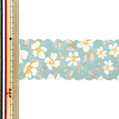 리본 ``인쇄리본 꽃 2025 약폭 38mm x 길이 2m 녹색 YRC2533-38"