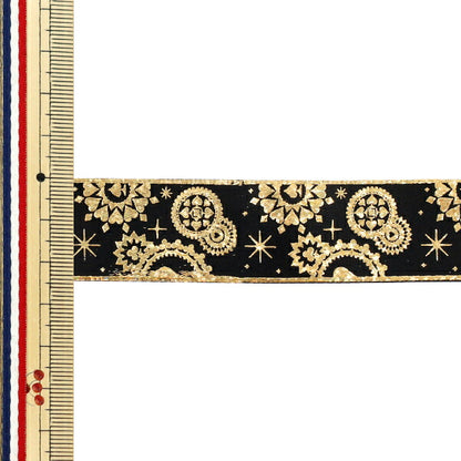 Ruban ``Estampage à la feuilleRuban 2025 Environ largeur 25 mm x longueur 3 m Noir YRC2542-25"