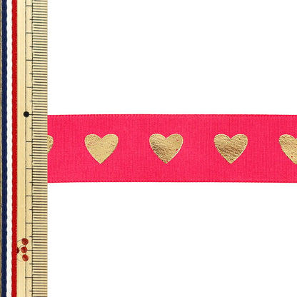 Ruban "Alimentation"Ruban Heart 2025 Env. 25 mm de large x 3 m de long rose yrc2543-25"
