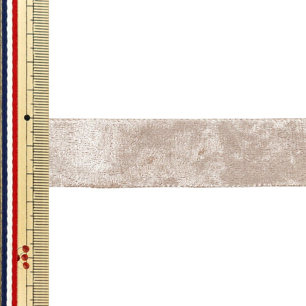 Ruban `` VeloursRuban 2025 env. Largeur 25 mm x longueur 2 m Gris clair YRC2544-25"