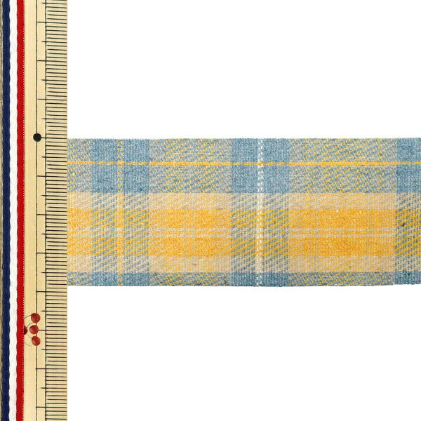 Ruban "vérifierRuban 2025 Environ largeur 38 mm x longueur 2 m Jaune YRC2532-38"