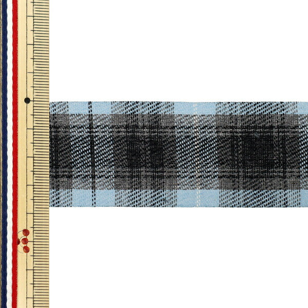 Ruban "vérifierRuban 2025 Env. 38 mm de large x 2m de long Bleu YRC2532-38"