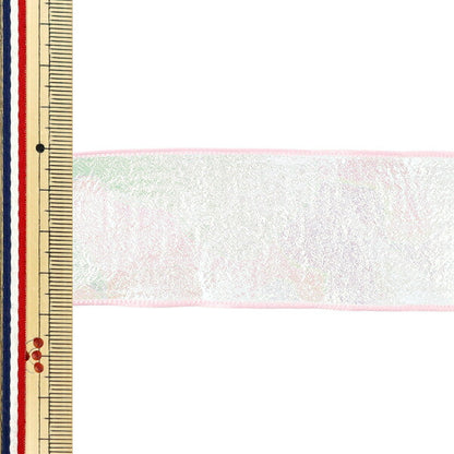 Ruban "Aurore"Ruban 2025 Env. 38 mm de large x 2 m de long rose yrc2534-38"