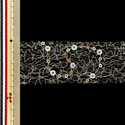 Ruban "Ruban à paillettes 2025 environ largeur 38 mm x longueur 2 m rose YRC2531-38"