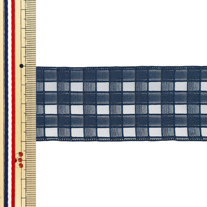 Farbband „Plattierte SpitzeFarbband 2025 ca. Breite 40 mm x Länge 2 m Marineblau YRC2553-40"