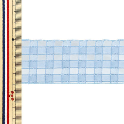 Farbband „Plattierte SpitzeFarbband 2025 ca. Breite 40 mm x Länge 2 m. Blau YRC2553-40"