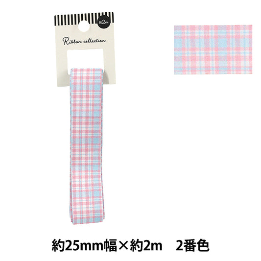 絲帶 “多彩检查”絲帶 2025约宽25mm×长2m 2号色YRC2554-25"