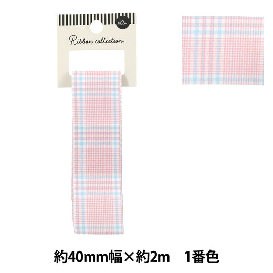 絲帶 “多彩检查”絲帶 2025约宽40mm×长2m 1号色YRC2554-40"