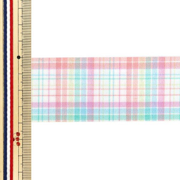 絲帶 “多彩检查”絲帶 2025约宽40mm×长2m 3号色YRC2554-40"