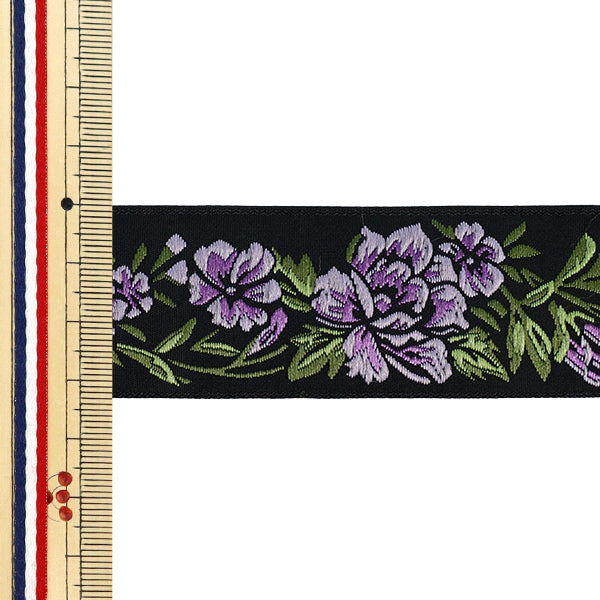 Farbband 『JacquardFarbband 2025 Ungefähr Breite 33 mm x Länge 2 m Lavendel YRC2555-33"