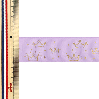 絲帶 "烫金絲帶 2026约宽25mm×长3m皇冠430号色YR-PIN-004”