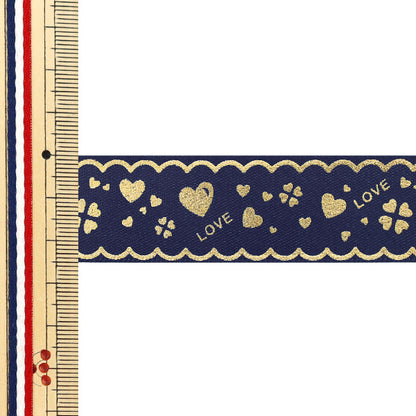 絲帶 "烫金絲帶 2026约宽25mm×长3m三叶草心370号色YR-PIN-006”