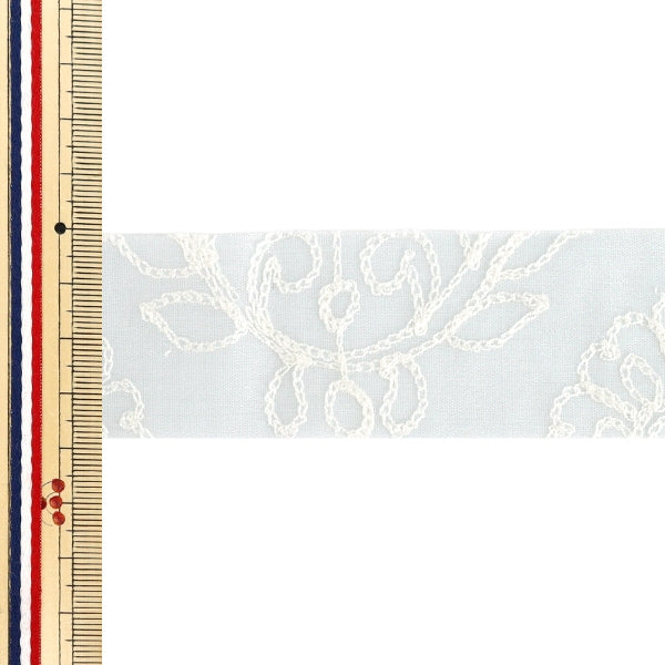 Ruban "BroderieRuban Env. largeur 38 mm x longueur 2 m Bleu YRD5-905"