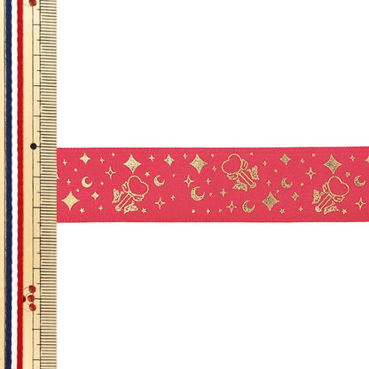 Cinta "Estampado de láminaCinta Caña aprox. ancho 25 mm x largo 3 m Rosa YRC2627-25"