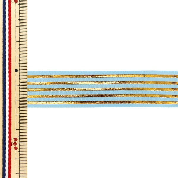 Cinta "Estampado de aluminioCinta Raya Aproximadamente 25 mm de ancho x 3 m de largo Azul YRC2632-25"