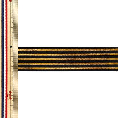 Ruban "Estampage par feuilleRuban Rayure Environ 25 mm de largeur x 3 m de longueur Noir YRC2632-25"