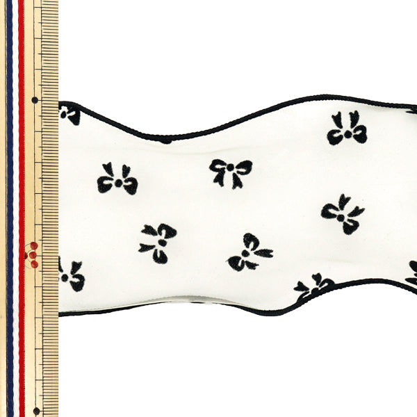 [Quantity starting from 5] Ribbon "Flocky Mesh"Ribbon Color 1: K251T-TPY15"