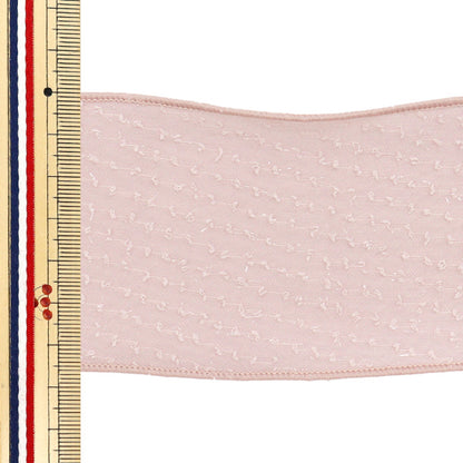 [Quantity starting from 5] Ribbon "Dot Chiffon"Ribbon Approx. 6.5cm wide, color 3 K251T-TPY14"