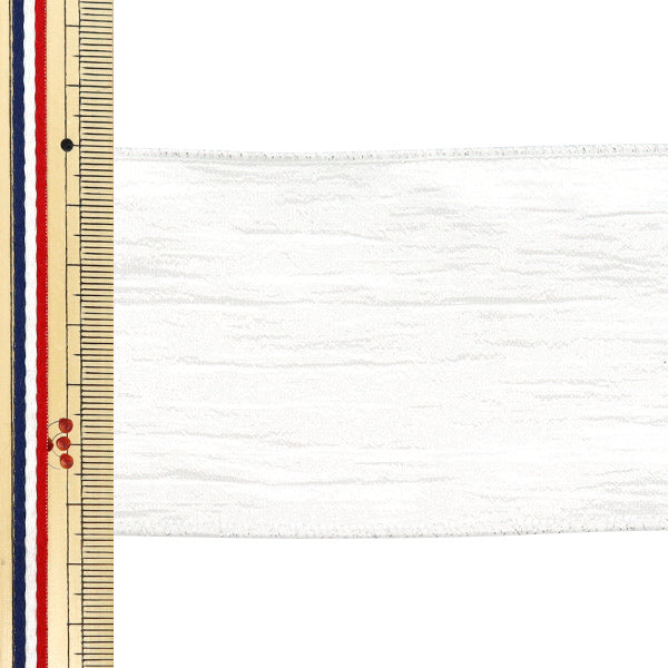 [Quantité à partir de 5] Ruban "Crêpes métalliques"Ruban Env. 6,5 cm de large, couleur 1er K251T-TPY12"