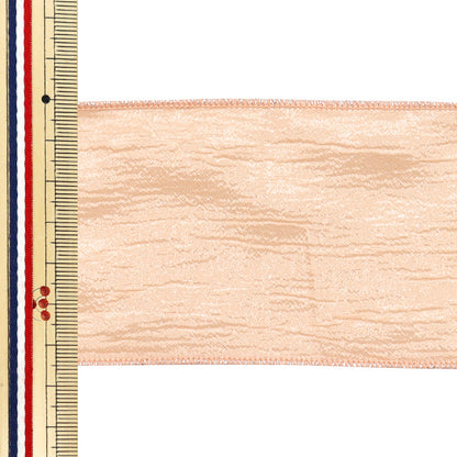 [Quantité à partir de 5] Ruban "Crêpes métalliques"Ruban Env. 6,5 cm de large, couleur 2 K251T-TPY12"