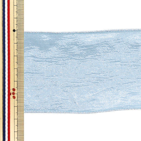 [Quantité à partir de 5] Ruban "Crêpes métalliques"Ruban Env. 6,5 cm de large, couleur 4 K251T-TPY12"