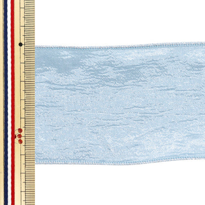 [Quantité à partir de 5] Ruban "Crêpes métalliques"Ruban Env. 6,5 cm de large, couleur 4 K251T-TPY12"