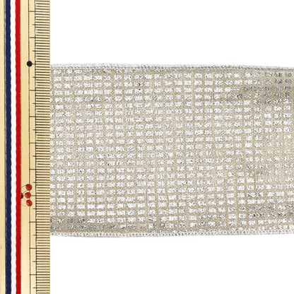 [Cantidad a partir de 5] Cinta "Resos metálicos"Cinta Aprox. 6.5 cm de ancho, color 1er K251T-Tpy13"