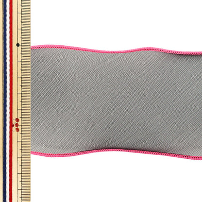 【数量5から】 リボン 『ネオンカラーオーガンジーリボン 幅約70mm 1番色 K252T-TPY3』