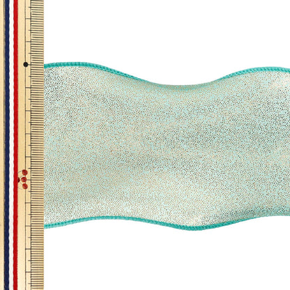 【数量5から】 リボン 『ラメオーガンジーリボン 幅約70mm 2番色 K252T-TPY5』