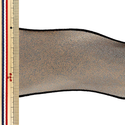 【数量5から】 リボン 『ラメオーガンジーリボン 幅約70mm 5番色 K252T-TPY5』