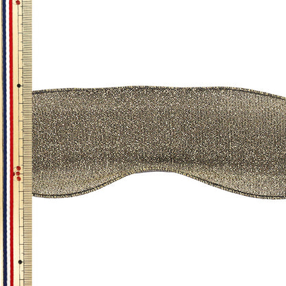 [Quantity from 5] Ribbon "stretch metallicRibbon 2026 Approx. 6cm width 3rd color K253T-TPY3”