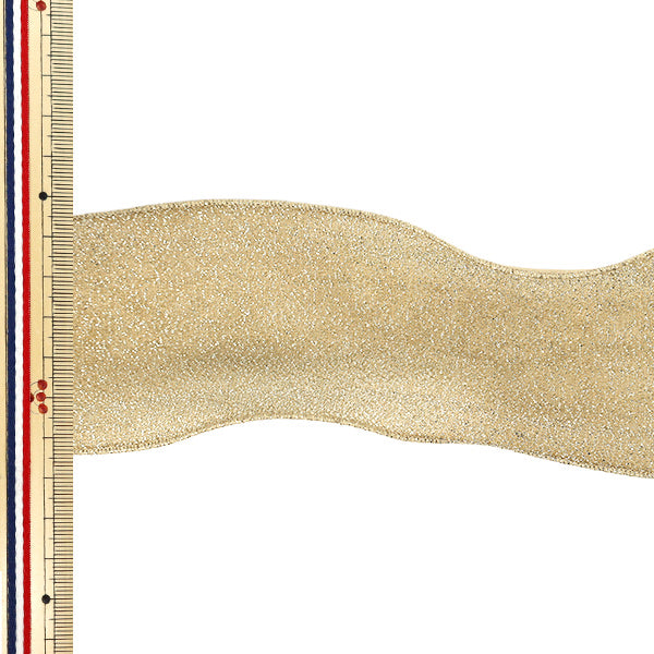 [Quantità da 5] Nastro "elasticizzato metallicoNastro 2026 Larghezza circa 6 cm 4° colore K253T-TPY3''