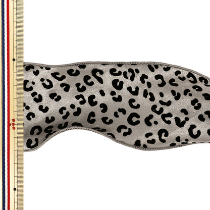 [Quantité à partir de 5] Ruban "imprimé léopardRuban 2026 Environ 6cm de largeur 3ème couleur K253T-TPY4''