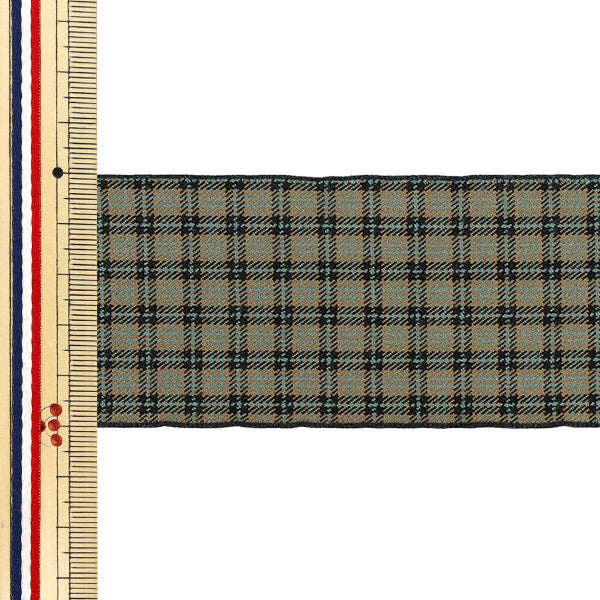 [Quantity from 5] Ribbon "checkRibbon2 2026 Approx. 5cm width 3rd color K253T-KT2”