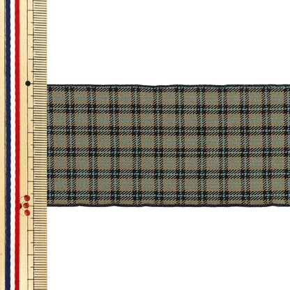 [Quantity from 5] Ribbon "checkRibbon2 2026 Approx. 5cm width 3rd color K253T-KT2”
