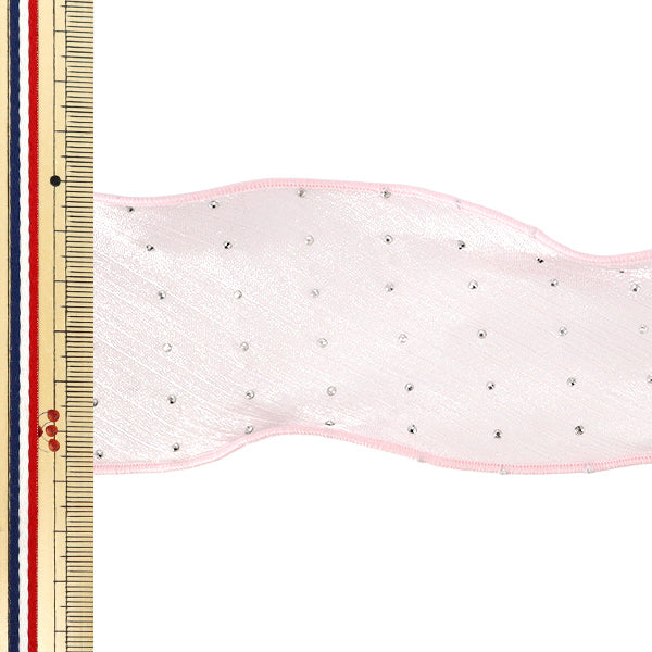 [Quantité à partir de 5] Ruban "points métalliquesRuban 2026 env. 55 mm de largeur 2ème couleur K261T-TPY-10”
