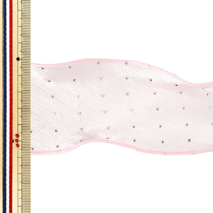 [Quantité à partir de 5] Ruban "points métalliquesRuban 2026 env. 55 mm de largeur 2ème couleur K261T-TPY-10”