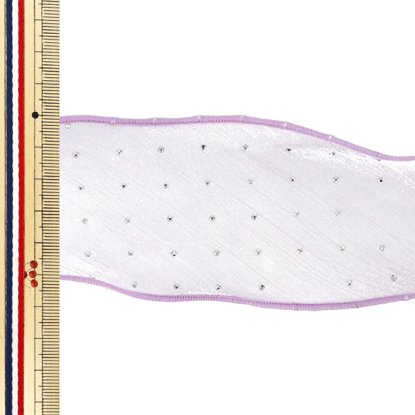 [Quantité à partir de 5] Ruban "points métalliquesRuban 2026 env. 55 mm de largeur 3ème couleur K261T-TPY-10”