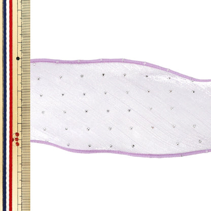[Quantité à partir de 5] Ruban "points métalliquesRuban 2026 env. 55 mm de largeur 3ème couleur K261T-TPY-10”
