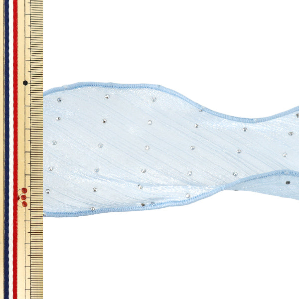 [Quantité à partir de 5] Ruban "points métalliquesRuban 2026 env. 55 mm de largeur 4ème couleur K261T-TPY-10”
