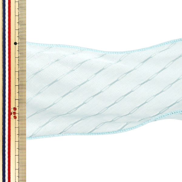 [Quantity from 5] Ribbon "chiffon stripeRibbon 2nd color K261T-TPY-6”