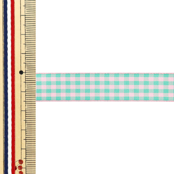 [5부터 시작하는 수량] 리본 "확인하다태피터리본 대략 15mm 너비의 색상 116 UR-3800"