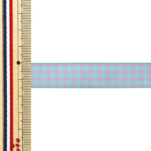 [5부터 시작하는 수량] 리본 "확인하다태피터리본 대략 15mm 너비의 색상 158 UR-3800"