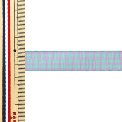 [5부터 시작하는 수량] 리본 "확인하다태피터리본 대략 15mm 너비의 색상 158 UR-3800"